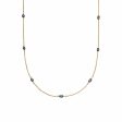 Black Seed Pearl Chain Necklace 18ct Gold Plate Online