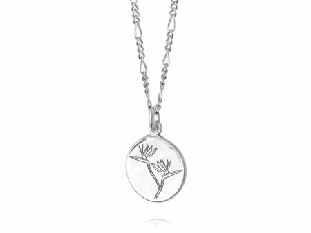 Bird Of Paradise Flower Necklace Sterling Silver Online