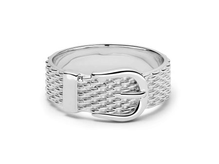 Shrimps Belt Ring Sterling Silver Discount