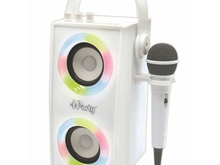 Portable Speaker iParty Lexibook BTP180Z Bluetooth White For Sale