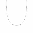 Triple Bead Chain Necklace Sterling Silver Sale