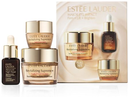 Estee Lauder Major Eye Revitalizing Supreme + Impact Firm + Lift + Brighten Gift Set (Value $106) Sale