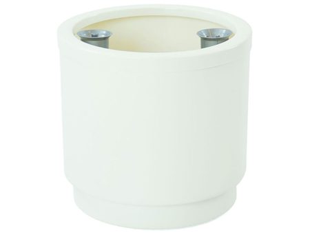 Self-watering flowerpot Plastiken 4126 White (Ø 26 cm) on Sale