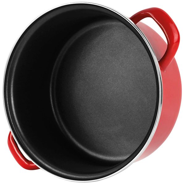 Casserole FAGOR Optimax Red Enamelled Steel (Ø 24 x 13 cm) Online now