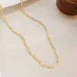 Fine Figaro Chain Necklace 18ct Gold Plate For Discount