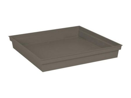 Flower Pot Dish EDA Tuscany Squared Taupe 40 cm 40 x 40 x 5,9 cm Online