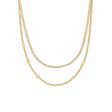 You Give Me Light  Layering Necklace Set 18ct Gold Plate Sale