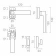 Crank EDM 85456 6801 White Aluminium Left Pressure closure Sale